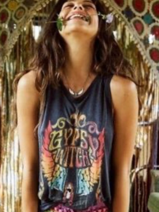Spell Tops - Spell Vintage Gypsy Witch Tank - Sz. S